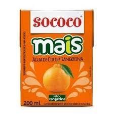 Sococo coconut water + tangerine 24x200 TP